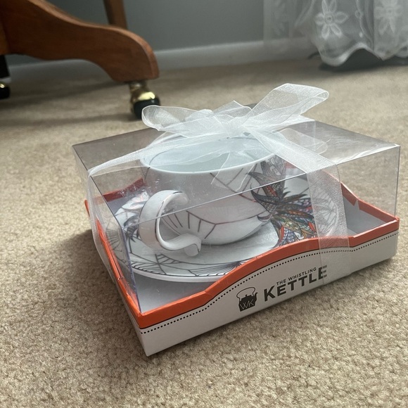 The Whistling Kettle Tea Cup & Saucer - Picture 1 of 5